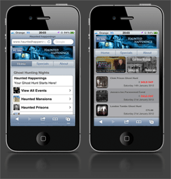Haunted Happenings iPhone App